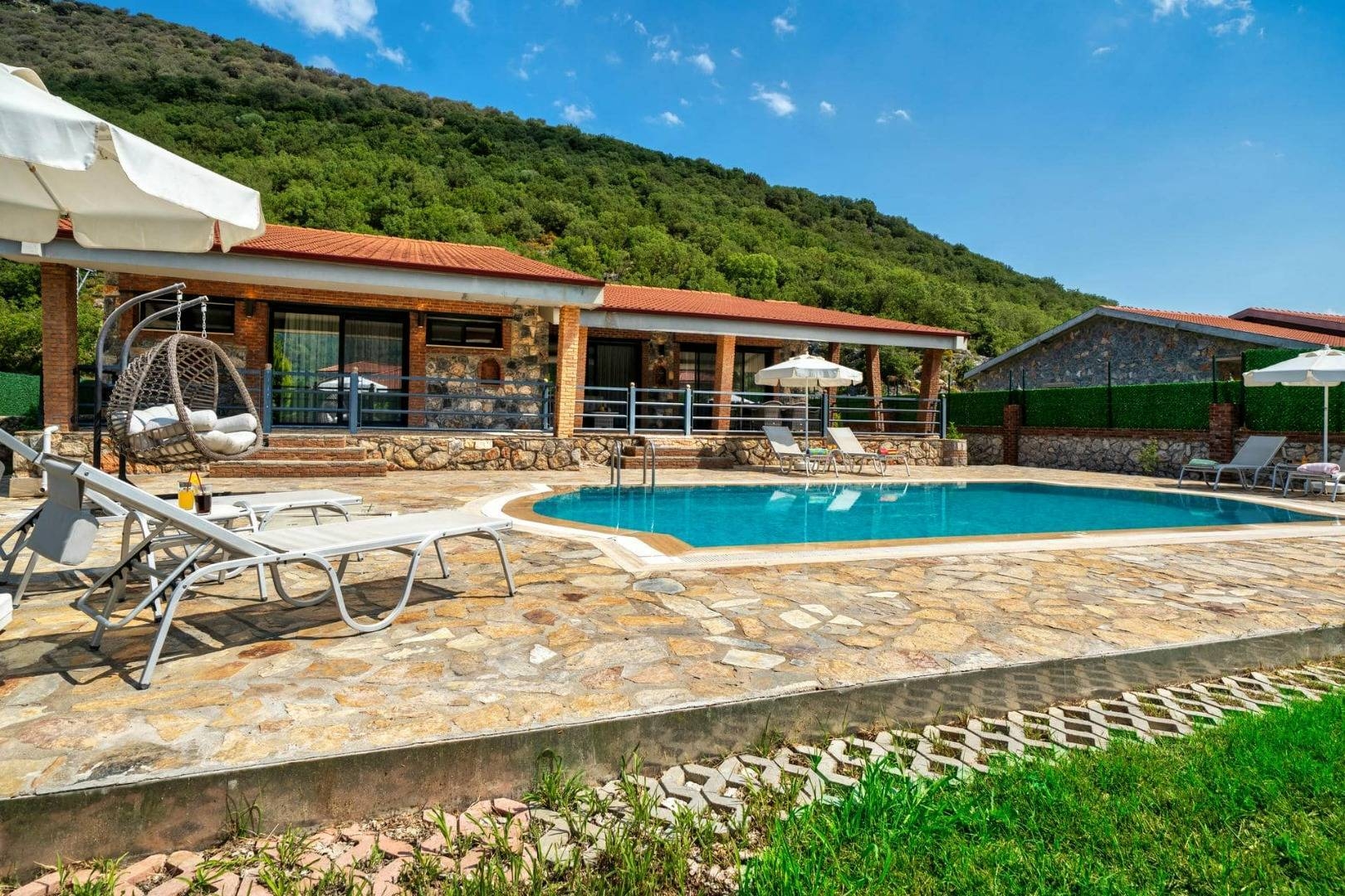 Fethiye Kayaköy'de Eşsiz Doğada, Özel Havuzlu, Kiralık Lüks Villa