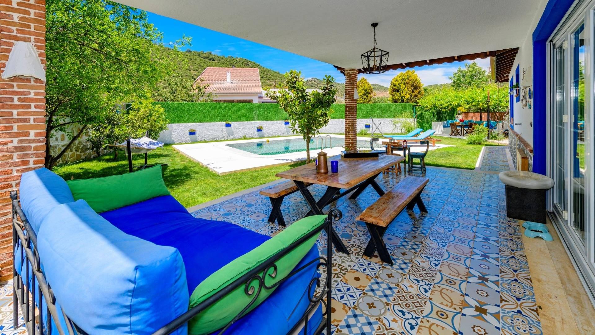 Fethiye Kayaköy'de Geniş Bahçeli, 3+1 Özel Havuzlu,  Villa -34813