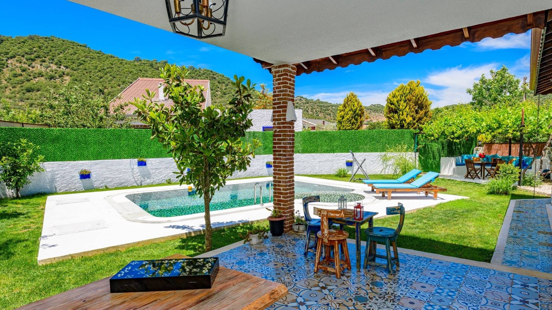 Fethiye Kayaköy'de Geniş Bahçeli, 3+1 Özel Havuzlu,  Villa