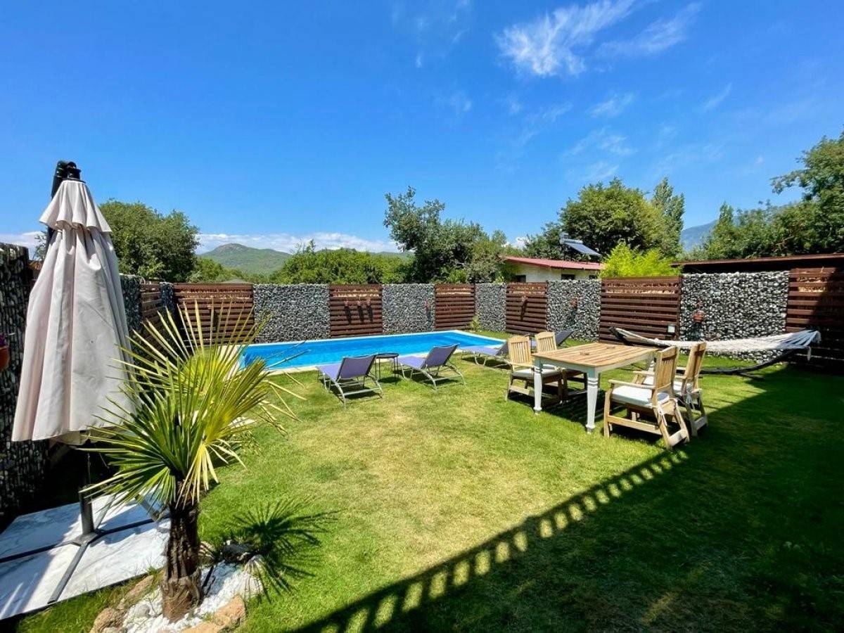Fethiye Kayaköy'de Otantik Mimarili, Özel Havuzlu, Bahçeli Villa