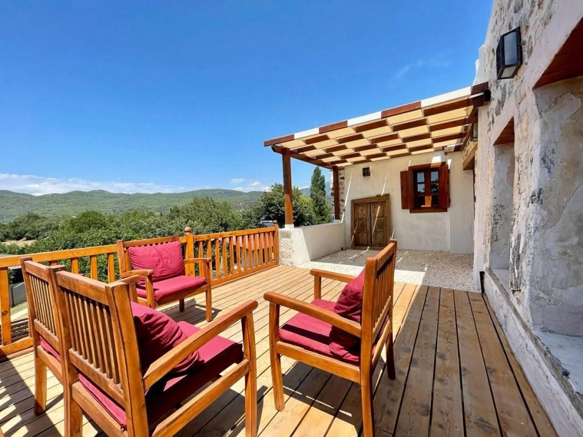 Fethiye Kayaköy'de Otantik Mimarili, Özel Havuzlu, Bahçeli Villa-42119