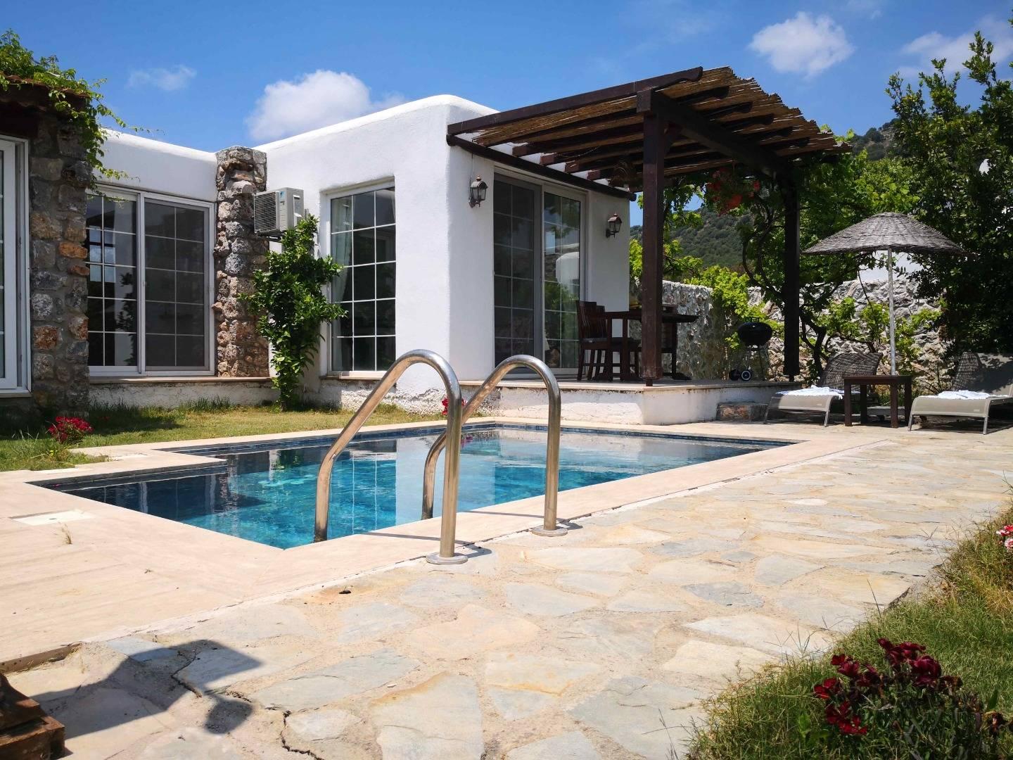 Fethiye Kayaköy'de Yeşillikler İçerisinde, Özel Havuzlu, Tatil Villası-41056