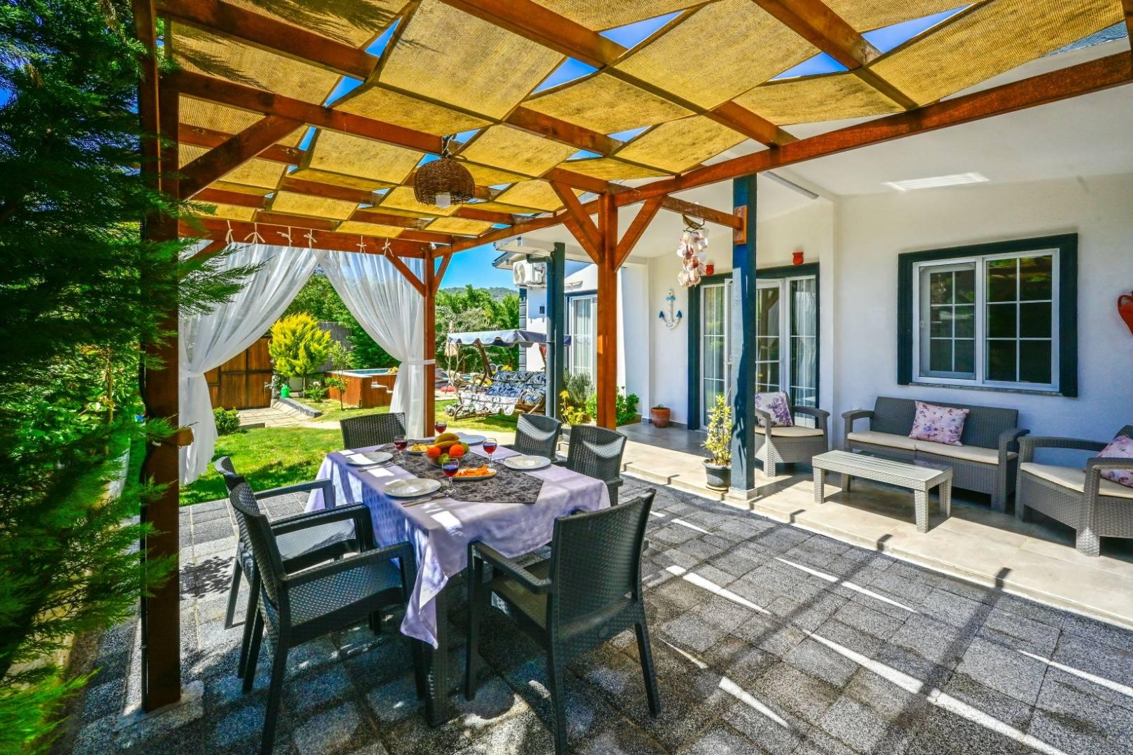 Fethiye Kayaköy'de Yeşillikler İçinde, Özel Havuzlu, Korunaklı Villa-41625