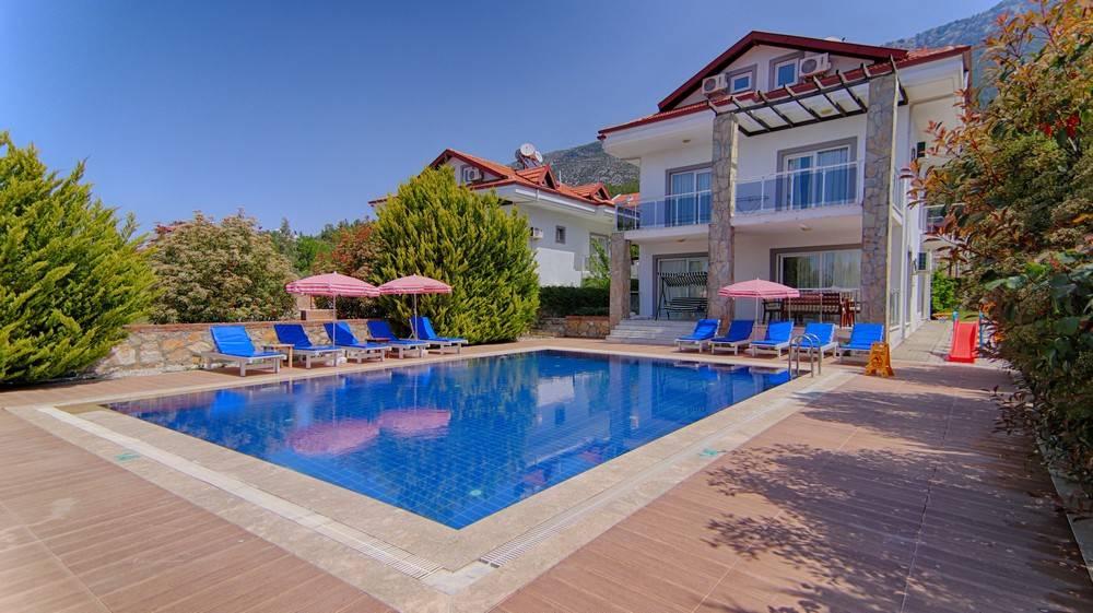 Fethiye Ölüdeniz'de Harika Doğa İçerisinde, Özel Havuzlu, Geniş Villa-25375