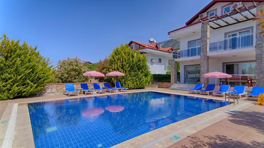 Fethiye Ölüdeniz'de Harika Doğa İçerisinde, Özel Havuzlu, Geniş Villa-25375