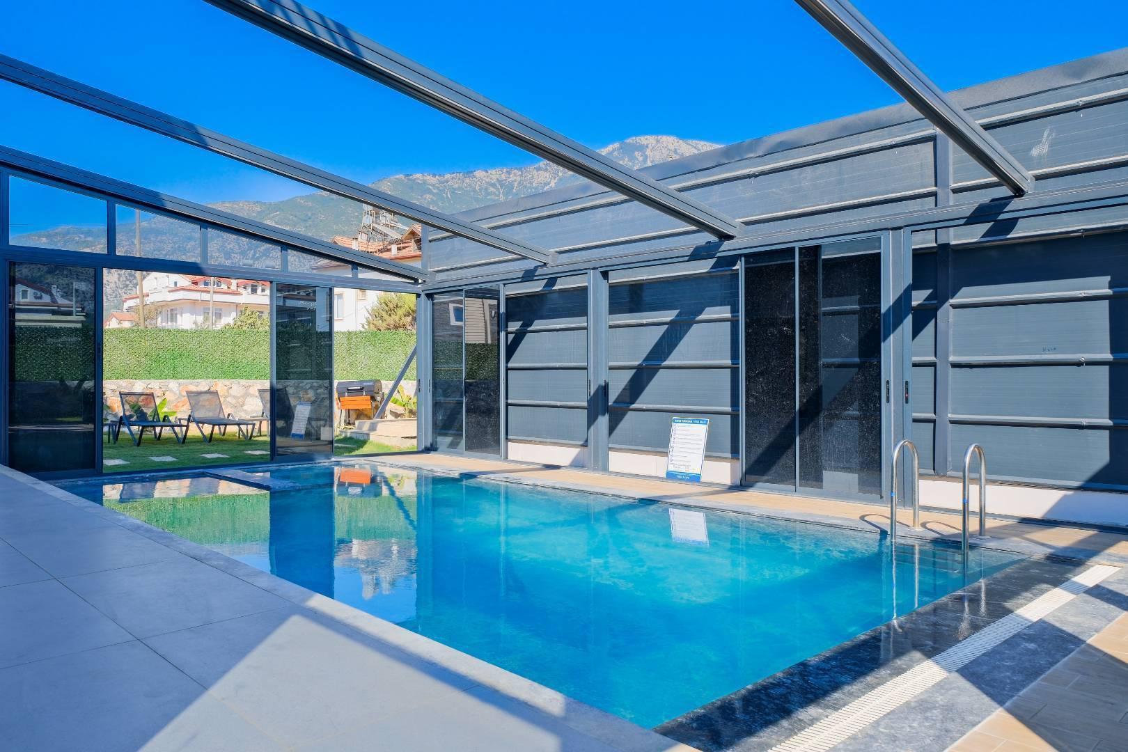 Fethiye Ölüdeniz'de Doğa Manzaralı, Özel Havuzlu, 8 Kişilik Villa-39679