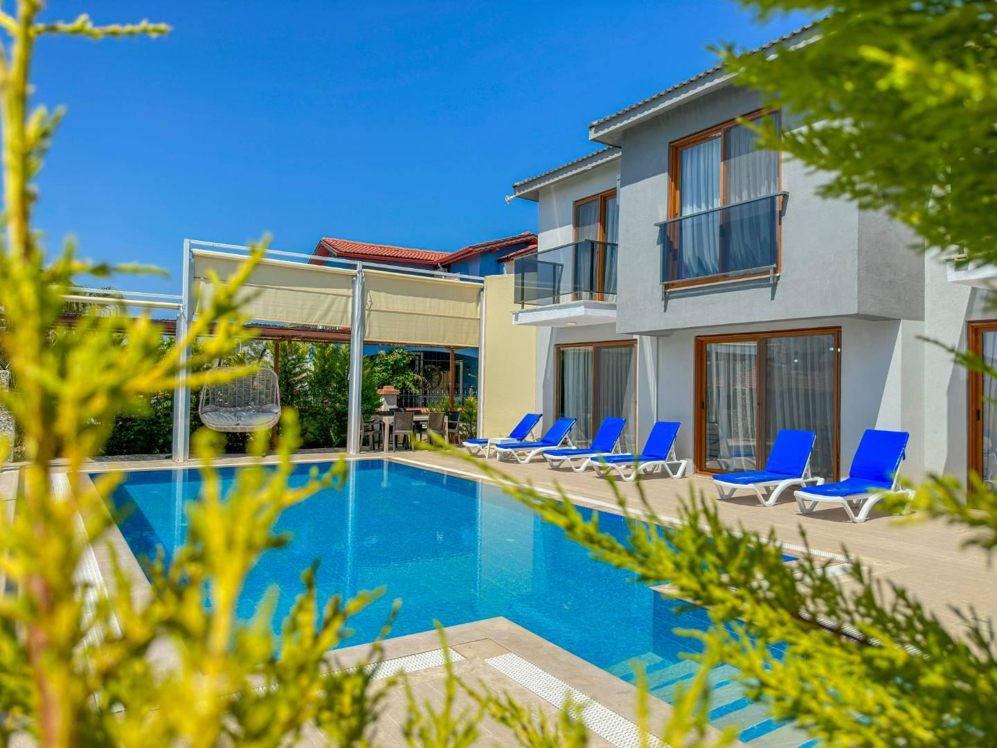 Fethiye Ölüdeniz'de Doğa İçerisinde, Özel Havuzlu, 8 Kişilik Villa-42256