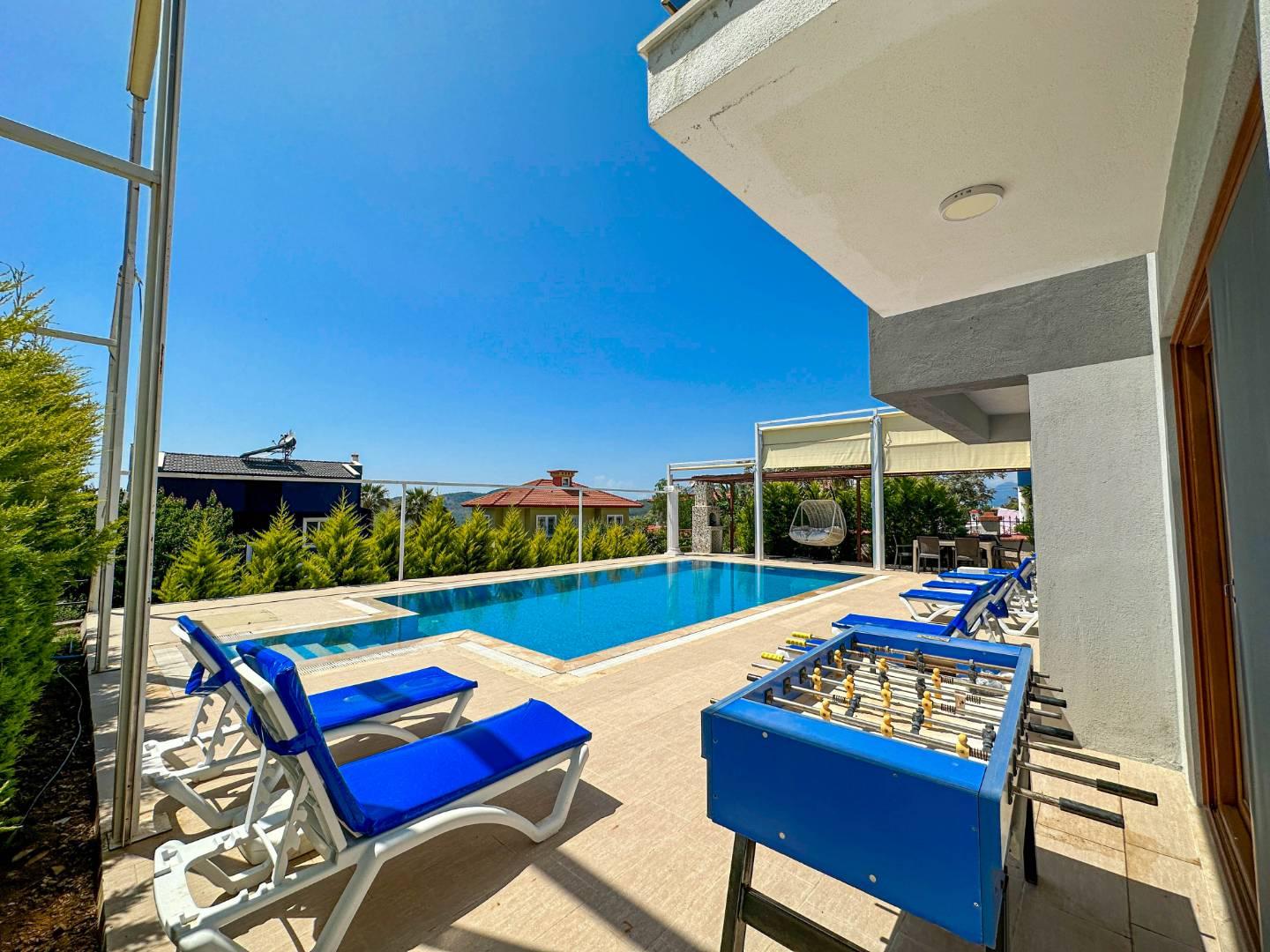 Fethiye Ölüdeniz'de Doğa İçerisinde, Özel Havuzlu, 8 Kişilik Villa-42256