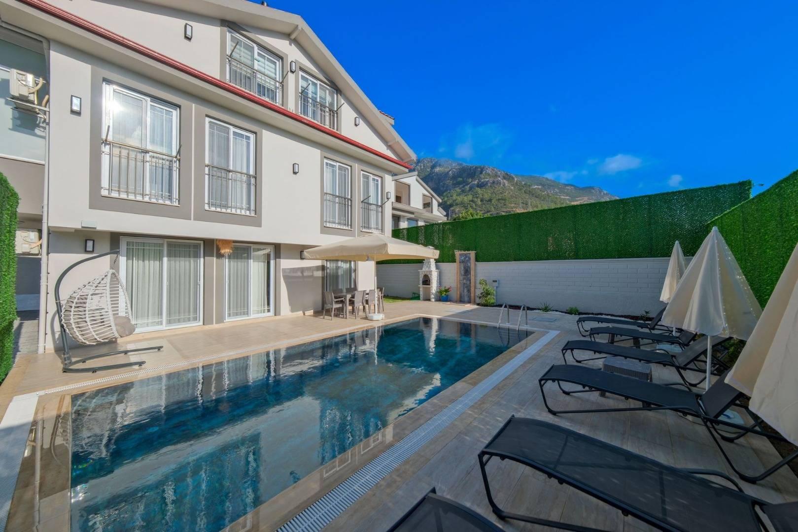 Fethiye Ölüdeniz'de Doğa İçerisinde, Özel Havuzlu, Konforlu Villa-41515