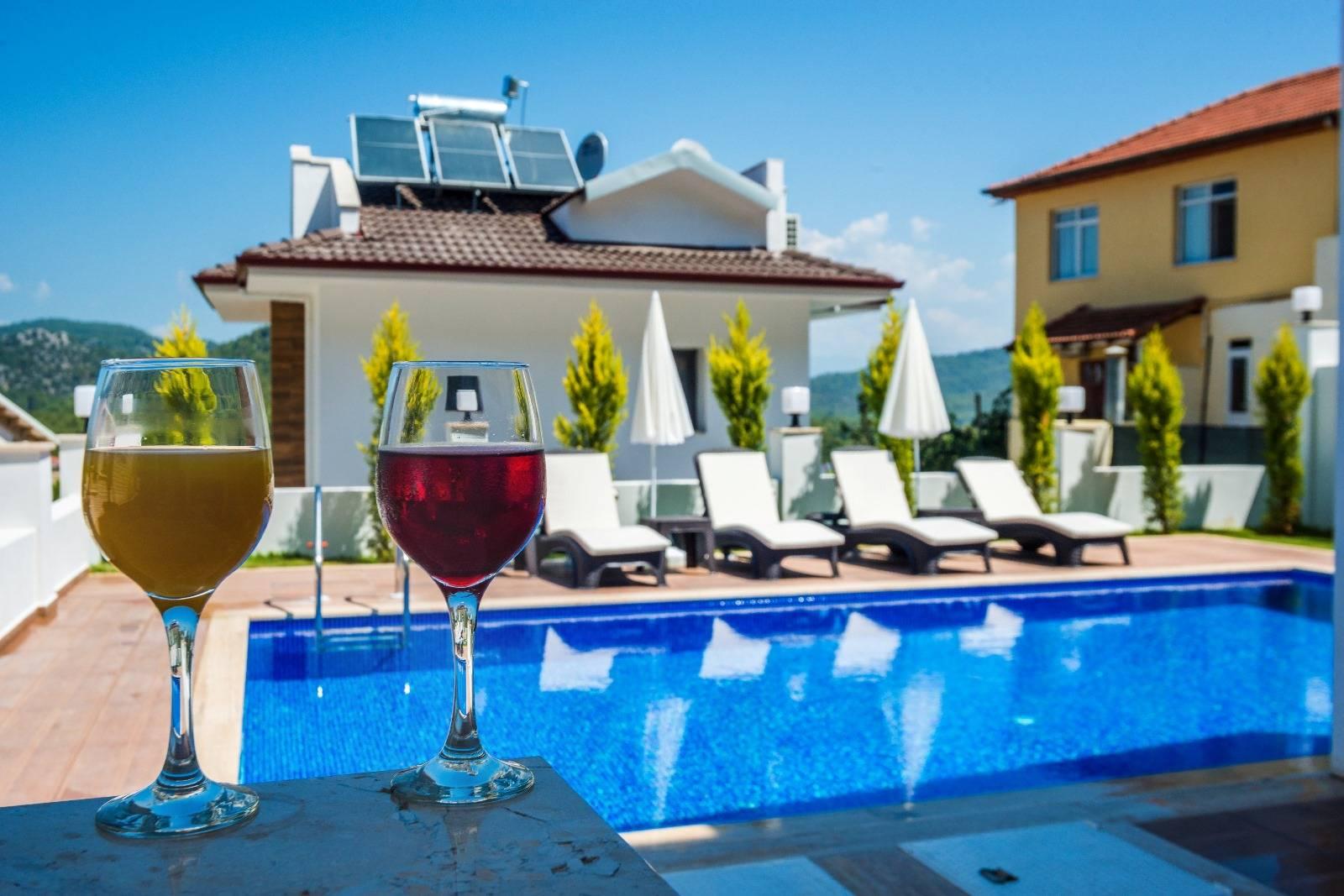 Fethiye Ölüdeniz'de Doğa İle İç İçe, Özel Havuzlu, Ferah Villa-41895