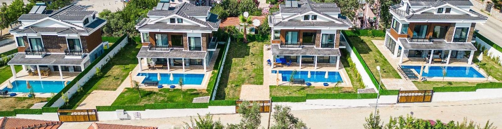 Fethiye Ölüdeniz'de Ferah Bahçeli, Özel Havuzlu, 8 Kişilik Villa