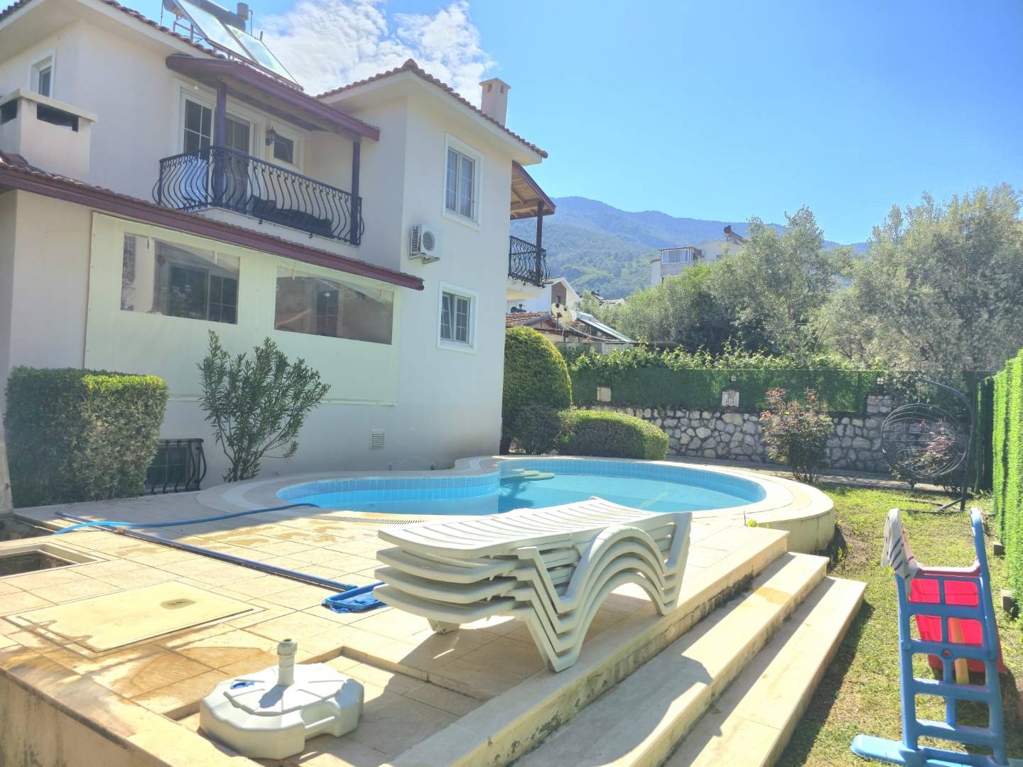 Fethiye Ölüdeniz'de Geniş Ailelere Uygun, Özel Havuzlu, 4+1 Villa