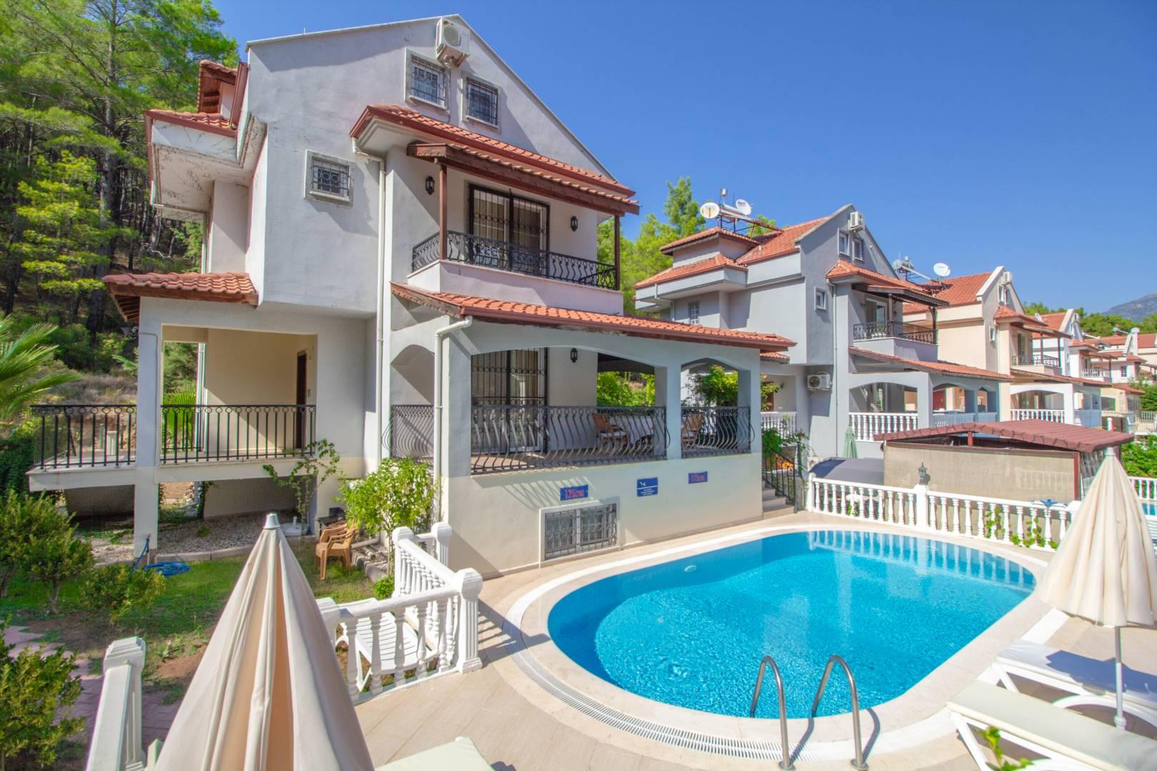 Fethiye Ölüdeniz'de Geniş Ailelere Uygun, Özel Havuzlu, 5+1 Villa-43326