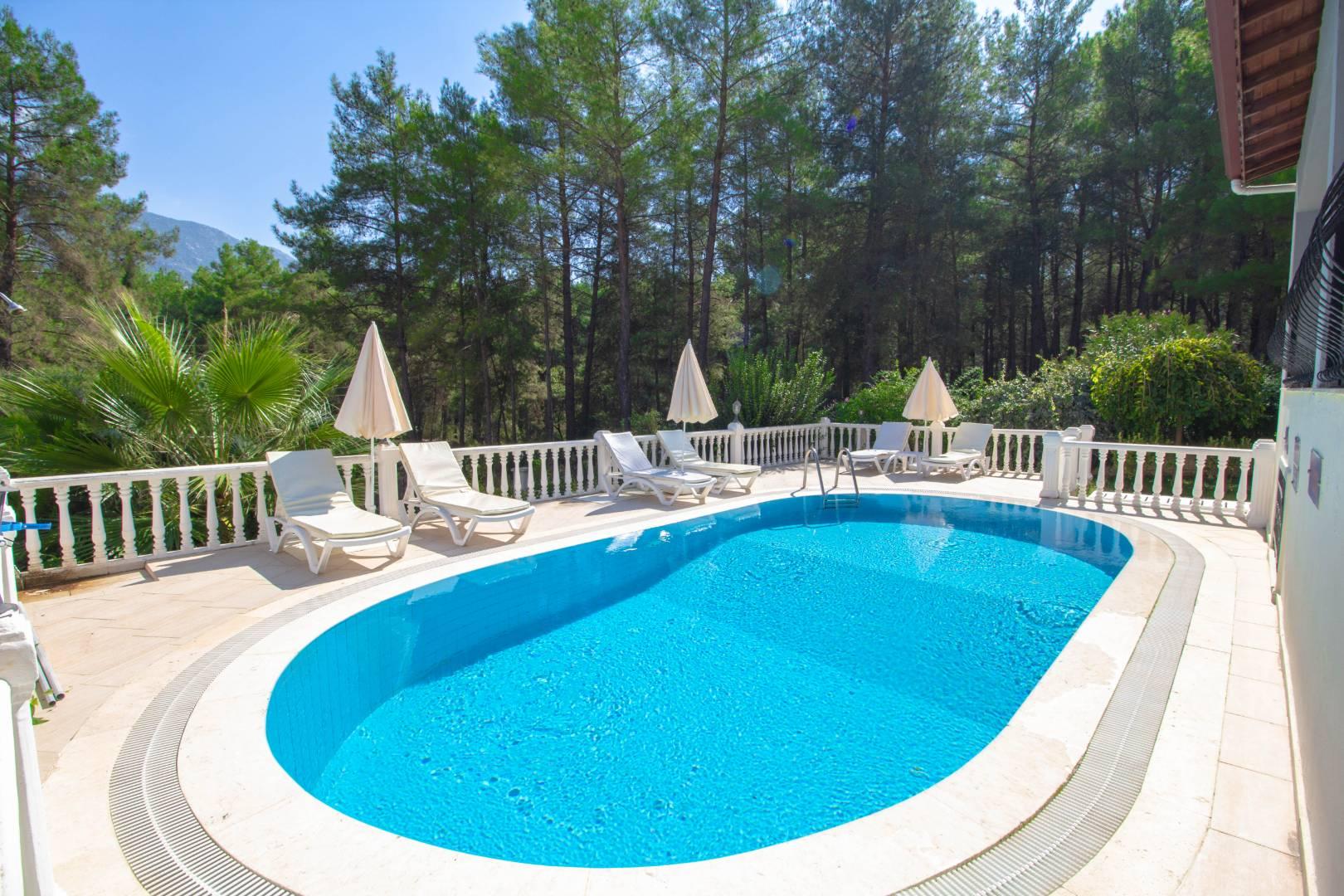 Fethiye Ölüdeniz'de Geniş Ailelere Uygun, Özel Havuzlu, 5+1 Villa-43326