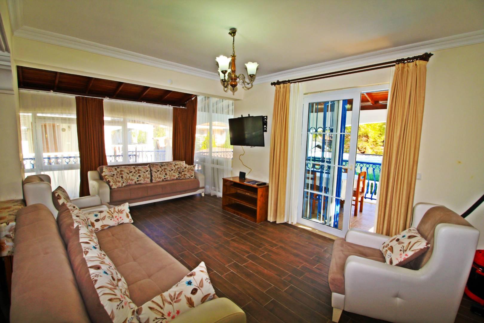 Fethiye Ölüdeniz'de Geniş Ailelere Uygun, Özel Havuzlu, 5+1 Villa-43326