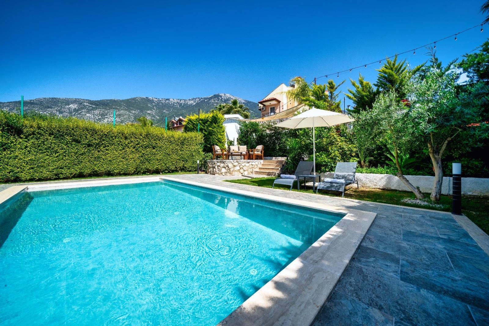 Fethiye Ölüdeniz'de Huzurlu Doğada, Özel Havuzlu, 4 Kişilik Villa-41850