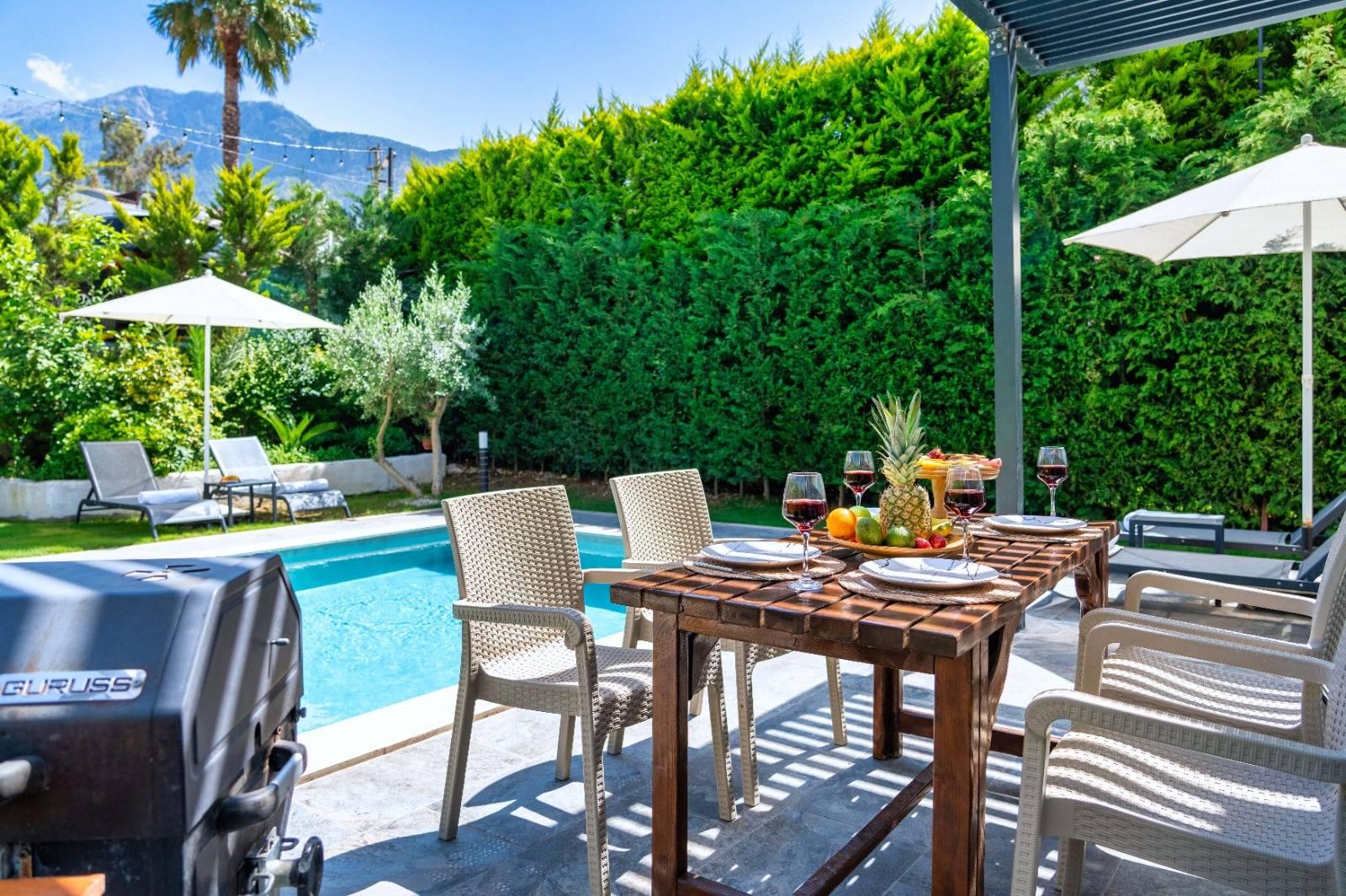 Fethiye Ölüdeniz'de Huzurlu Doğada, Özel Havuzlu, 4 Kişilik Villa-41850