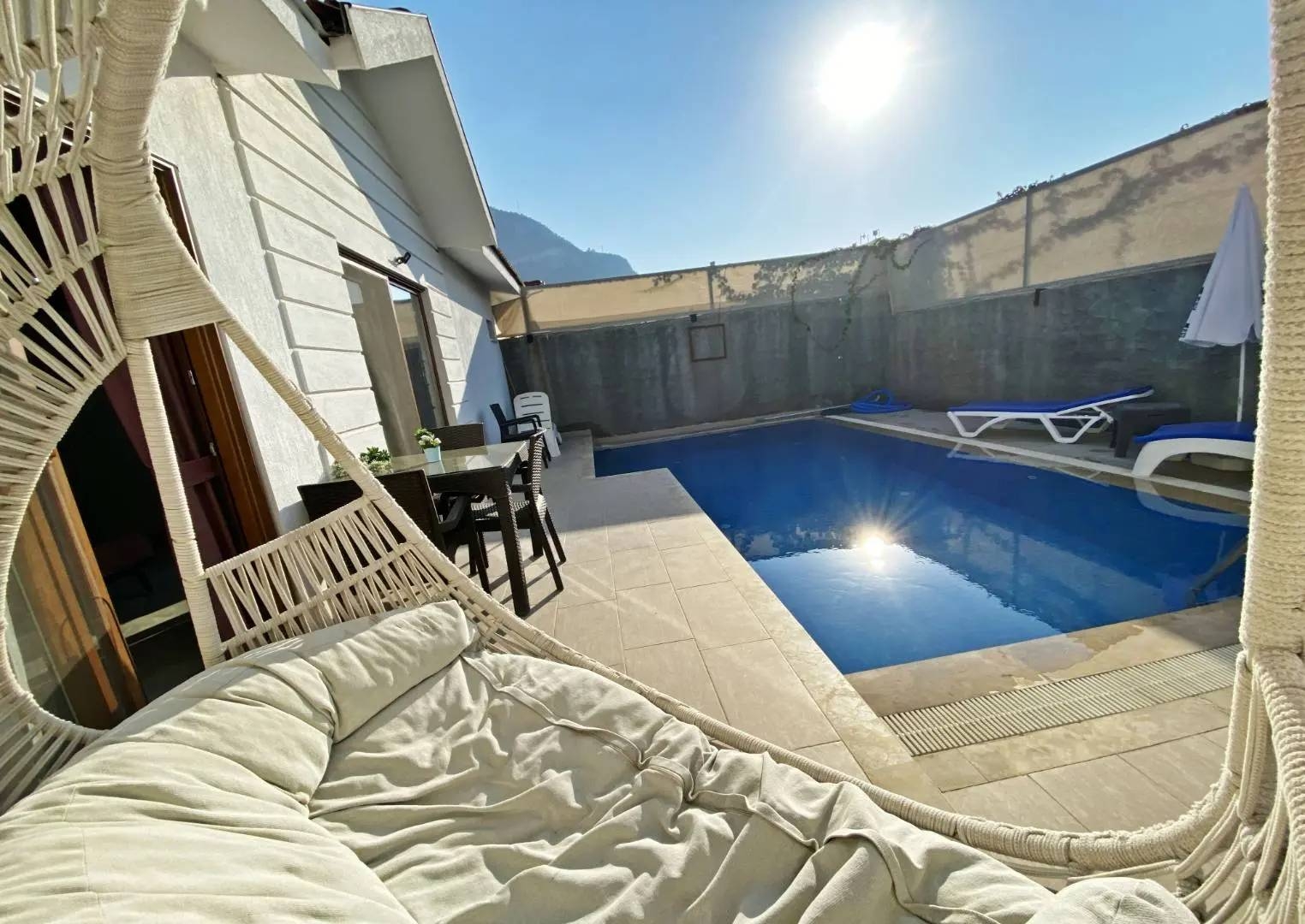 Fethiye Ölüdeniz'de Huzurlu Doğada, Özel Havuzlu, Jakuzili Villa