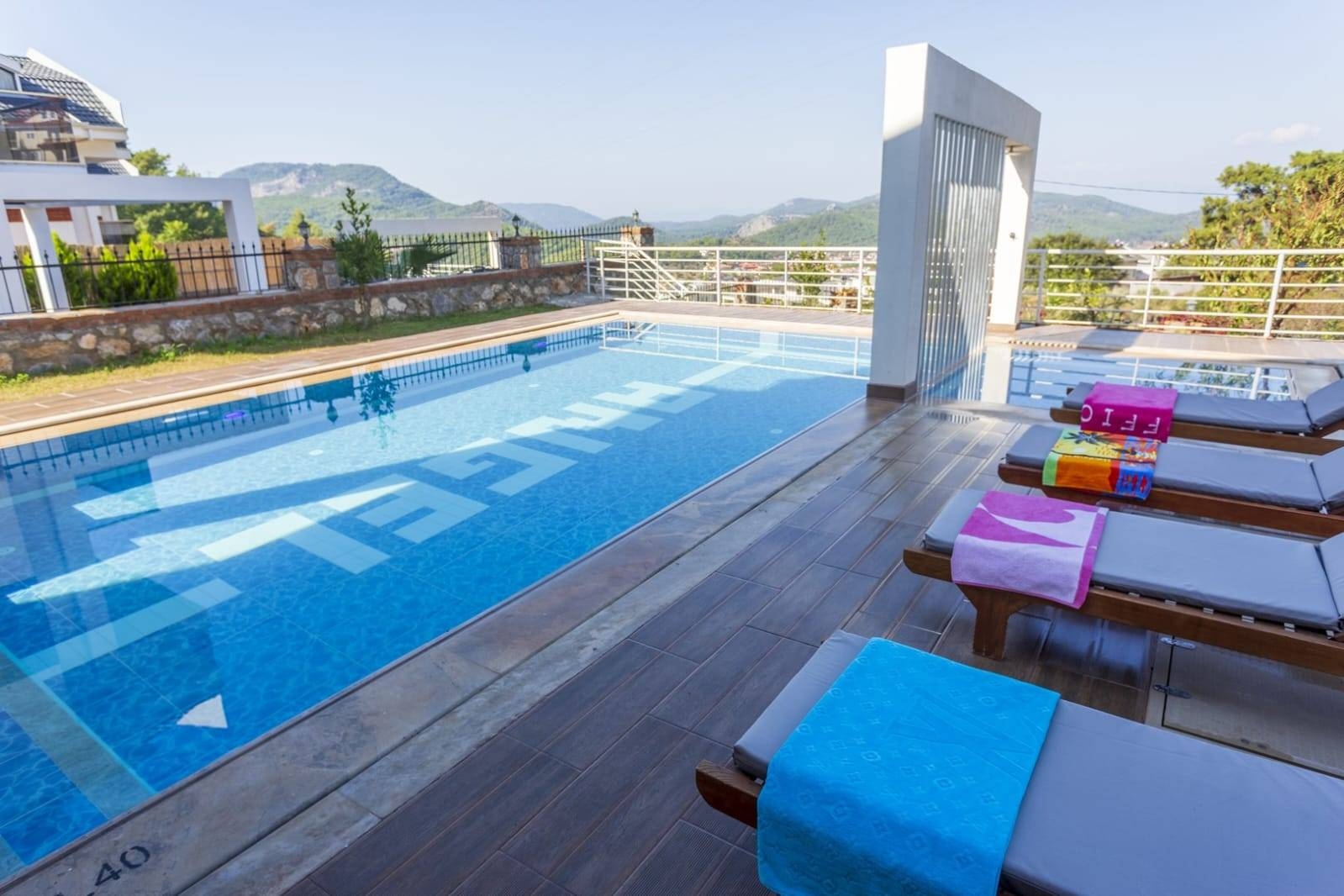 Fethiye Ölüdeniz'de Kalabalık Ailelere Uygun, Özel Havuzlu, Lüks Villa