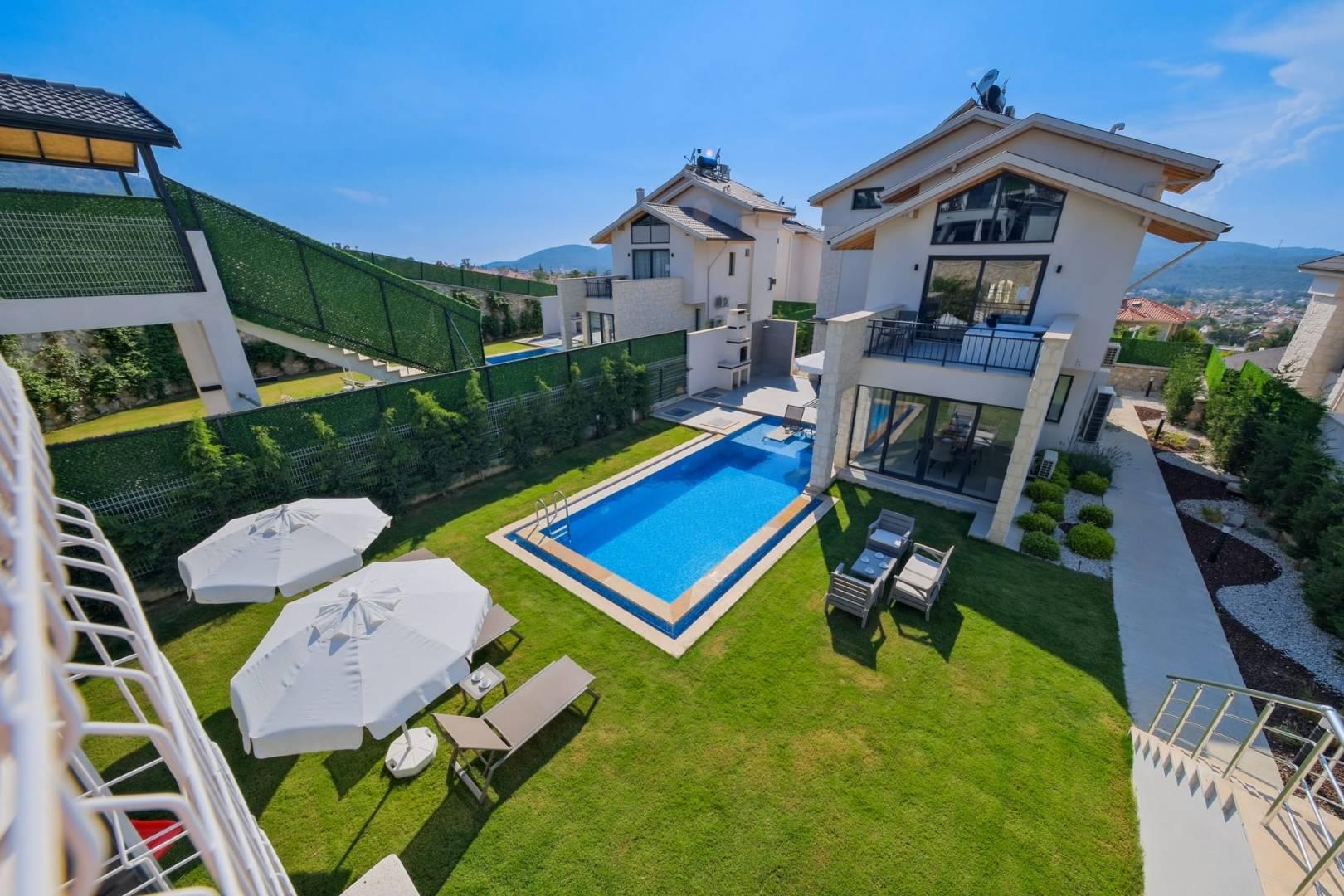 Fethiye Ölüdeniz'de Kalabalık Ailelere Uygun, Özel Havuzlu, Lüks Villa-43576