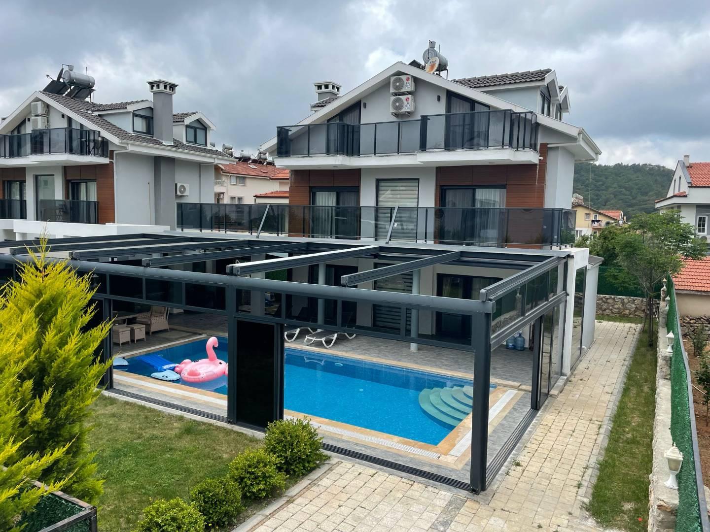 Fethiye Ölüdeniz'de Merkezi Konumda, Özel Havuzlu, Lüks Villa-43321