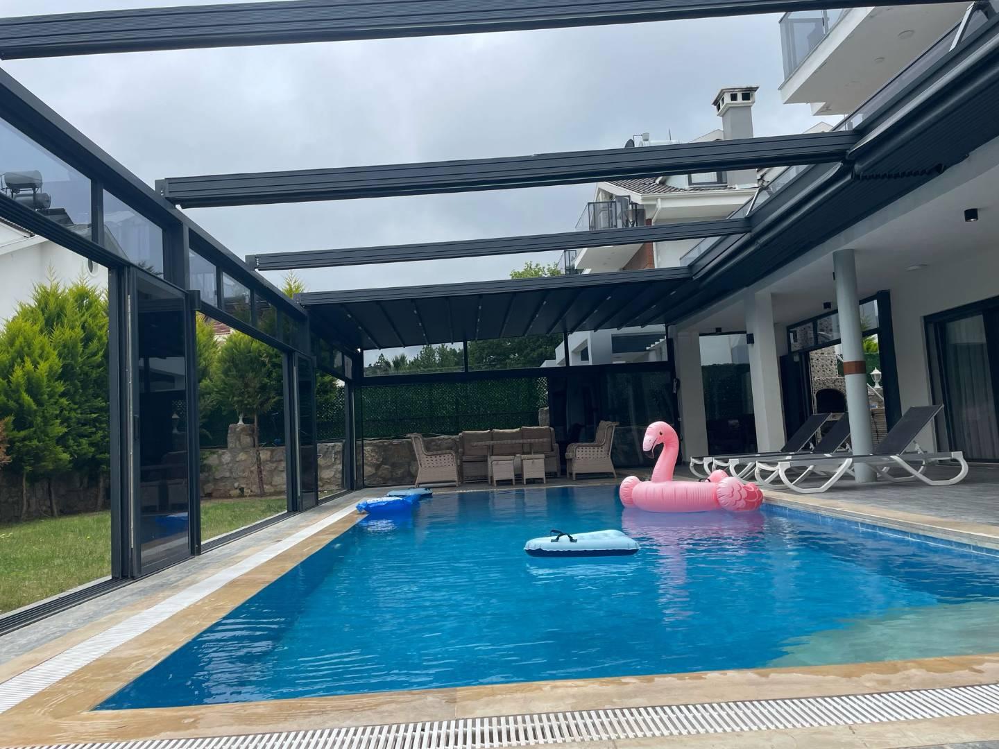 Fethiye Ölüdeniz'de Merkezi Konumda, Özel Havuzlu, Lüks Villa-43321