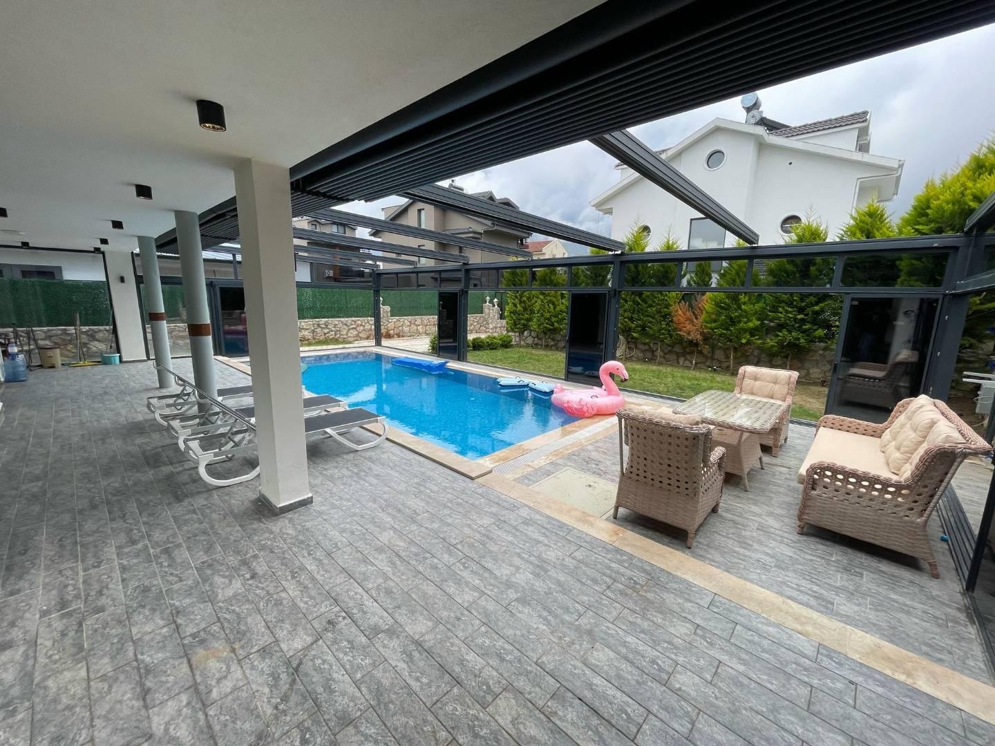 Fethiye Ölüdeniz'de Merkezi Konumda, Özel Havuzlu, Lüks Villa-43321