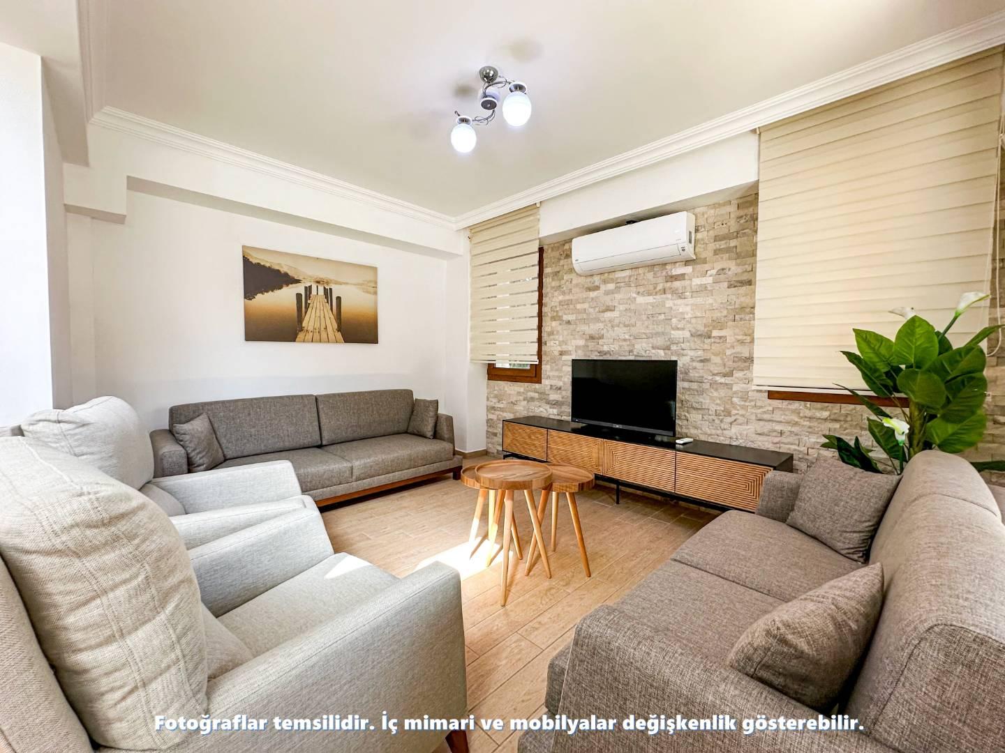 Fethiye Ölüdeniz'de Merkezi Konumda, Özel Havuzlu, Şık Villa-43329