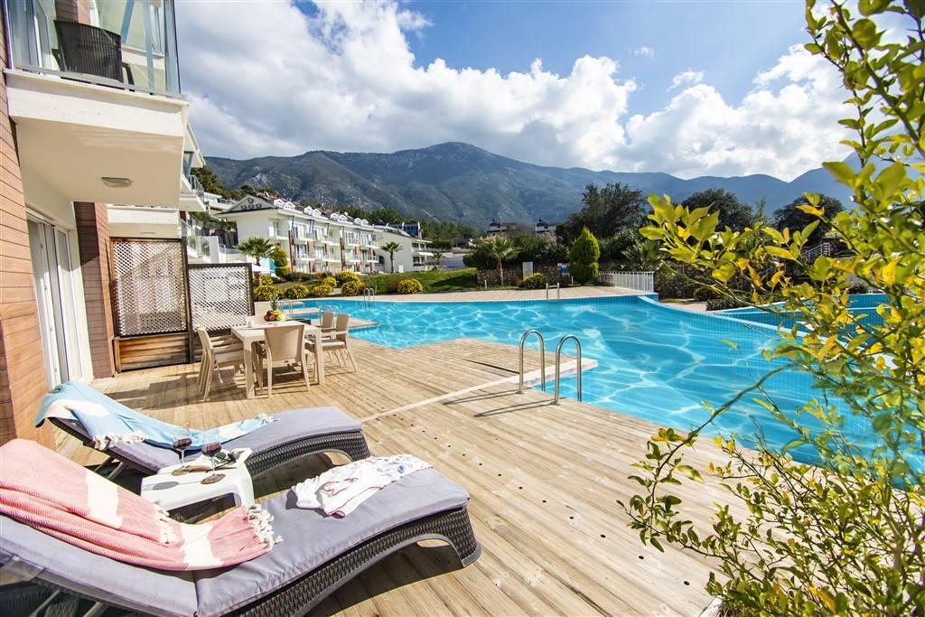Fethiye Ölüdeniz'de Modern Tasarımlı, 4 Kişilik, Ferah Apart-41443