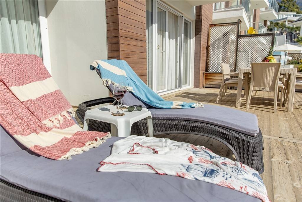 Fethiye Ölüdeniz'de Modern Tasarımlı, 4 Kişilik, Ferah Apart