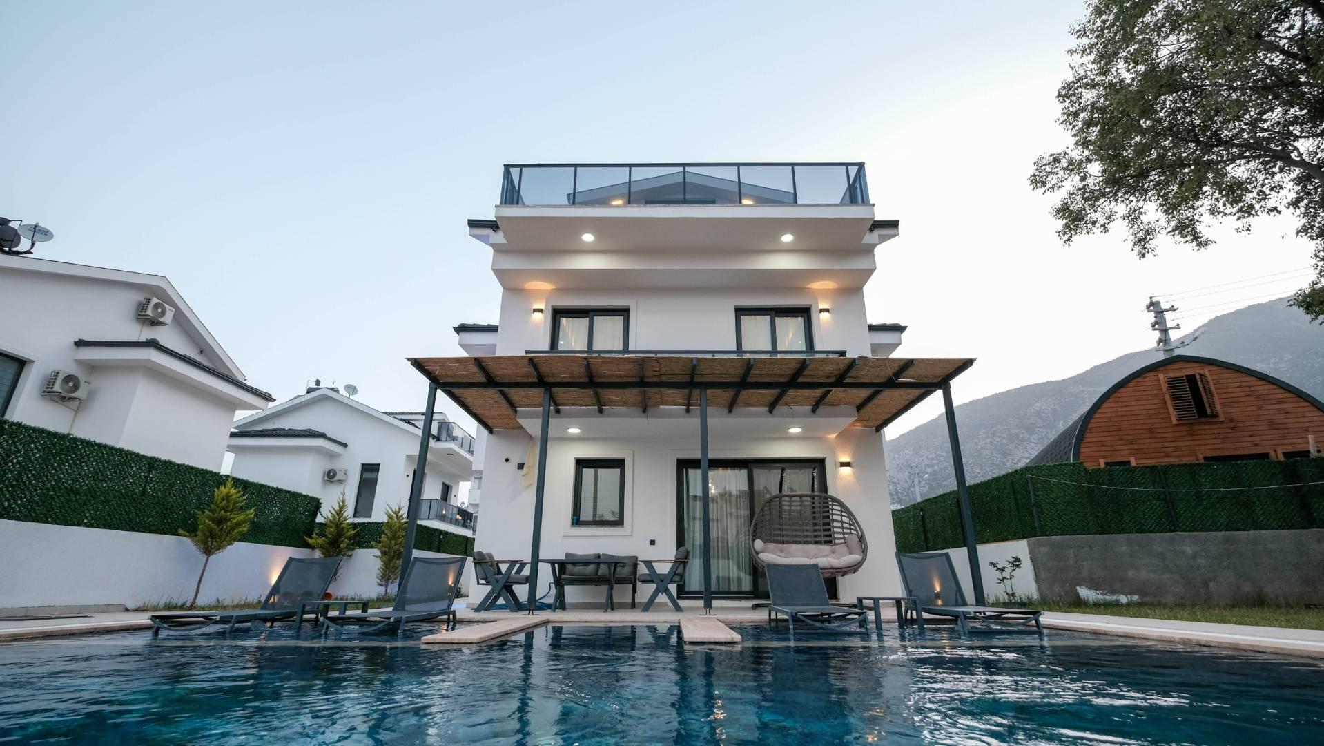 Fethiye Ölüdeniz'de Muhteşem Doğada, Özel Havuzlu, Lüks Villa-41428