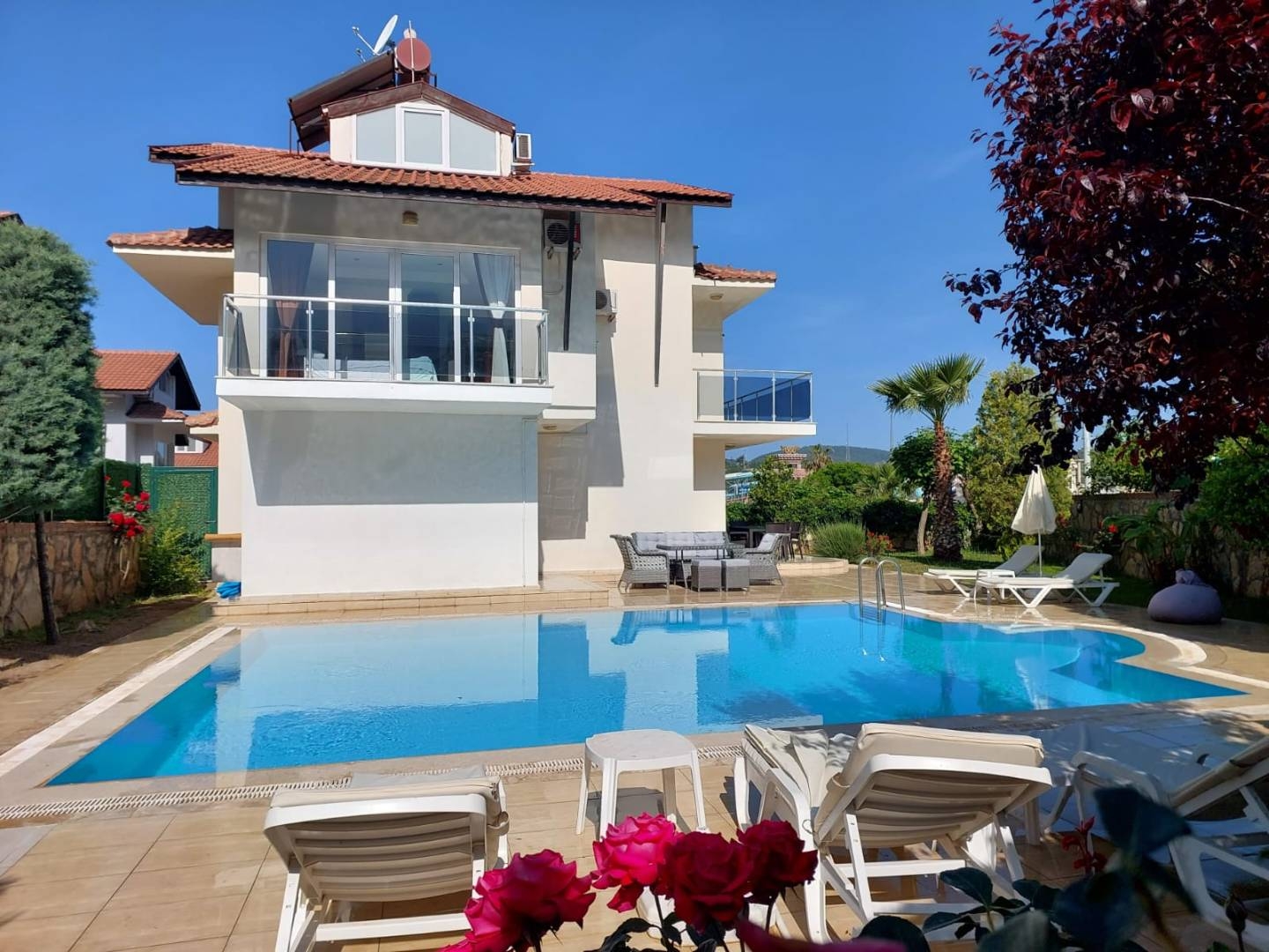 Fethiye Ölüdeniz'de Nezih Konumda, Özel Havuzlu, Ferah Villa