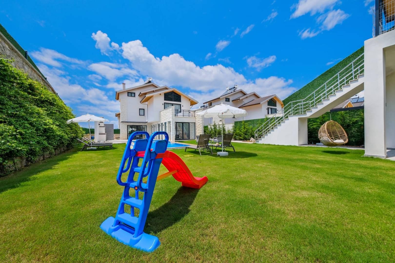 Fethiye Ölüdeniz'de Nezih Konumda, Özel Havuzlu, Jakuzili Villa-43577