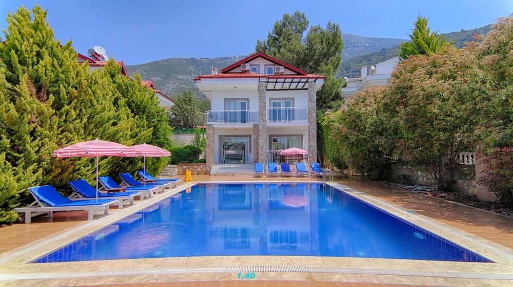 Fethiye Ölüdeniz'de Özel Havuzlu, 5+1, Müstakil, Kiralık Villa-25376
