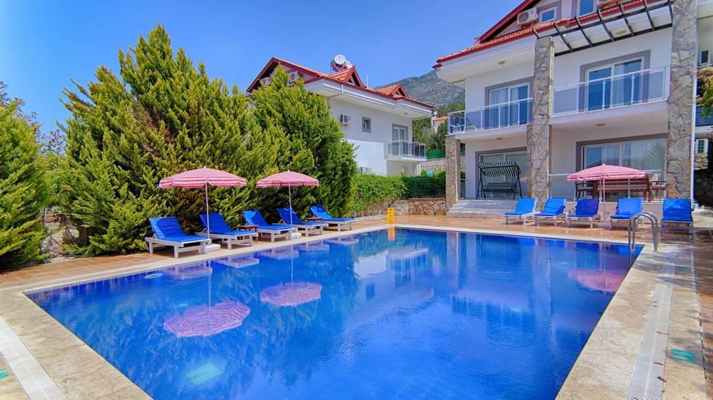 Fethiye Ölüdeniz'de Özel Havuzlu, 5+1, Müstakil, Kiralık Villa-25376