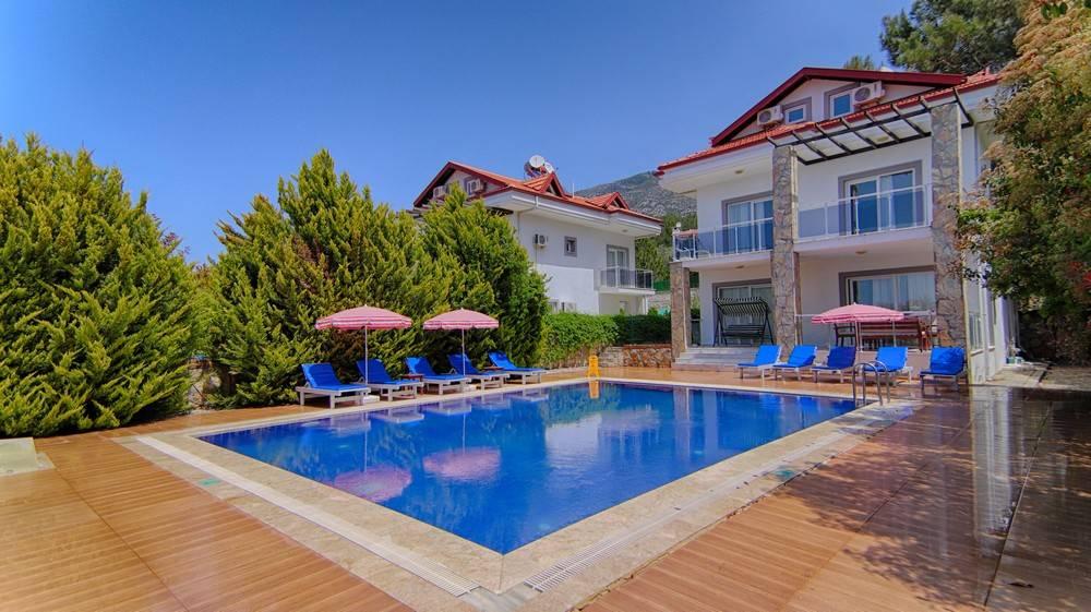 Fethiye Ölüdeniz'de Özel Havuzlu, 5+1, Müstakil, Kiralık Villa-25376