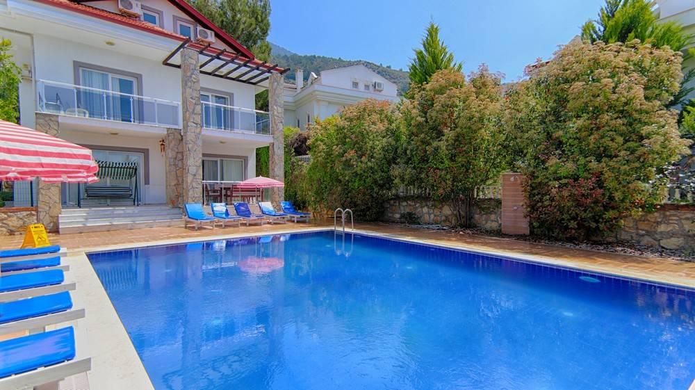 Fethiye Ölüdeniz'de Özel Havuzlu, 5+1, Müstakil, Kiralık Villa-25376