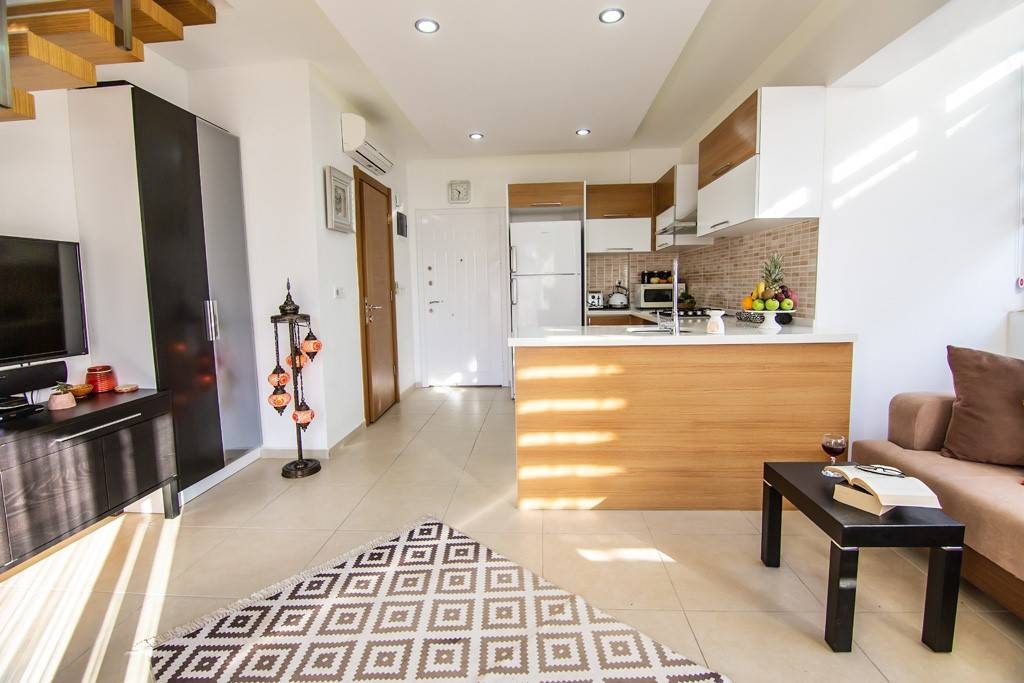 Fethiye Ölüdeniz'de Site İçerisinde, Ortak Havuzlu, Modern Apart