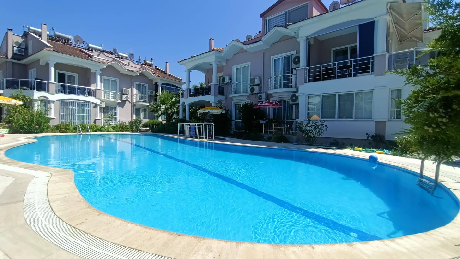 Fethiye Ölüdeniz'de Nezih Konumda, Ortak Havuzlu, Şık Suite-43016