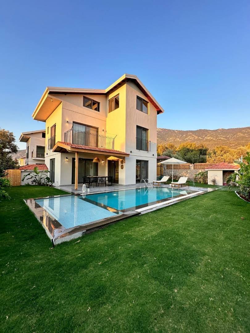 Fethiye Ölüzdeniz'de Bohem Tasarımlı, Özel Havuzlu, Lüks Villa-42328