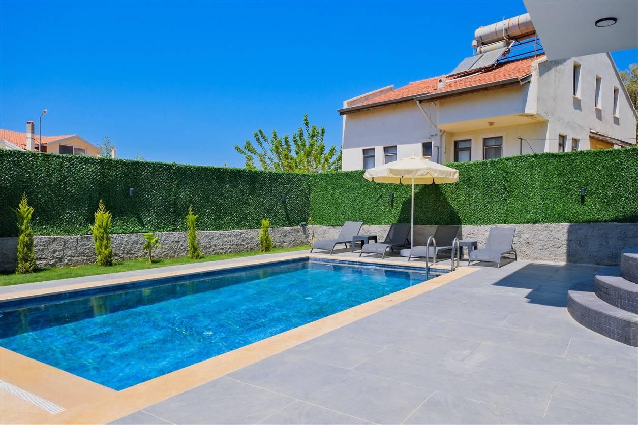 Fethiye Ölüdeniz'de Modern Tasarımlı, Özel Havuzlu, Jakuzili Villa-43219