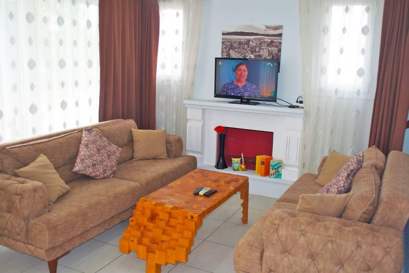 Fethiye Ovacık'ta Geniş Bahçeli, Özel Havuzlu, 3+1 Villa-43420