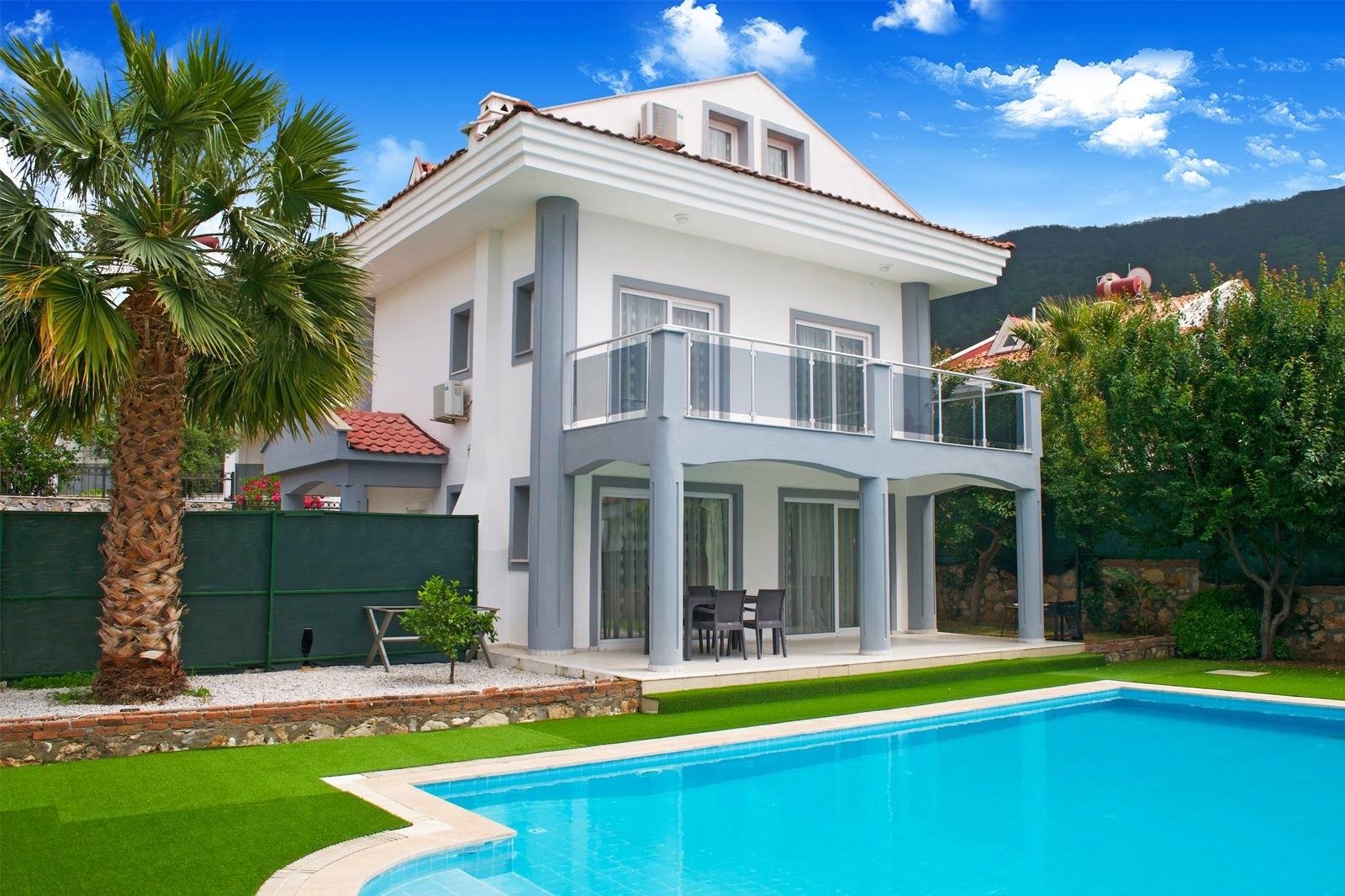 Fethiye Ölüdeniz'de Nezih Konumda, Özel Havuzlu, Lüks Villa