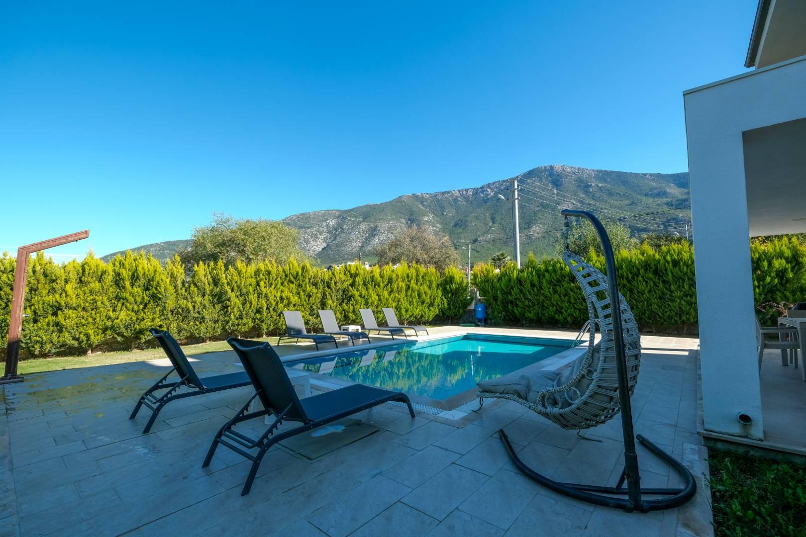 Fethiye Ölüdeniz'de Nezih Konumda, Özel Havuzlu, Lüks Villa-43246