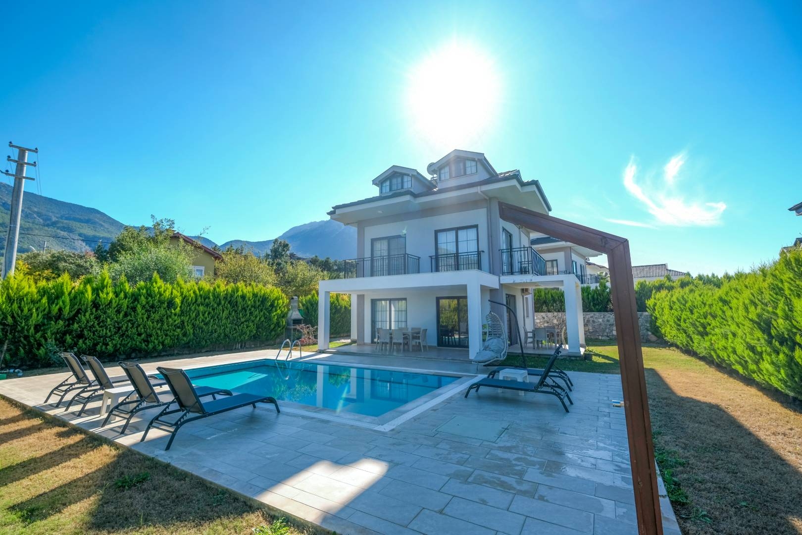 Fethiye Ölüdeniz'de Nezih Konumda, Özel Havuzlu, Lüks Villa