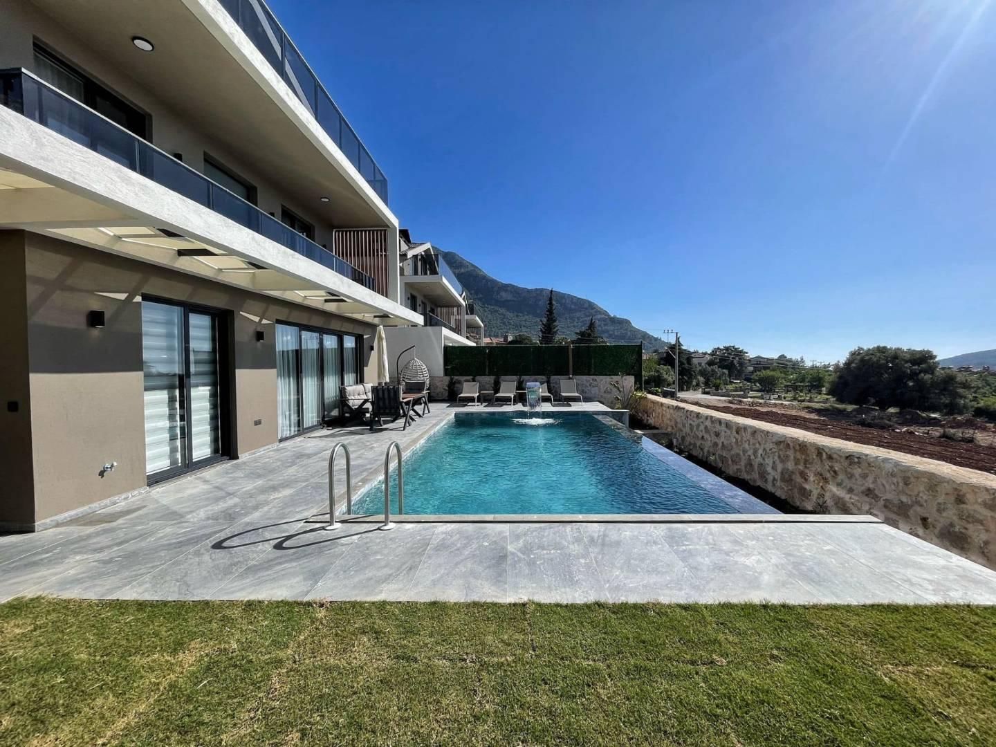 Fethiye Ölüdeniz'de Geniş Ailelere Uygun, Özel Havuzlu, Konforlu Villa-38718