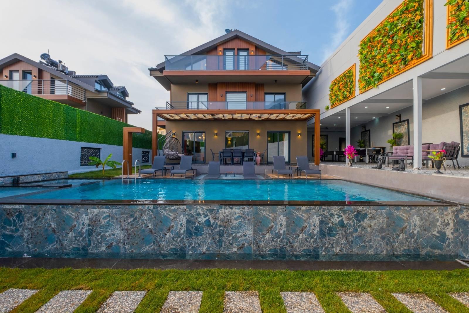 Fethiye Ovacık'ta Sakin Konumda, Özel Havuzlu, Lüks Villa-41594