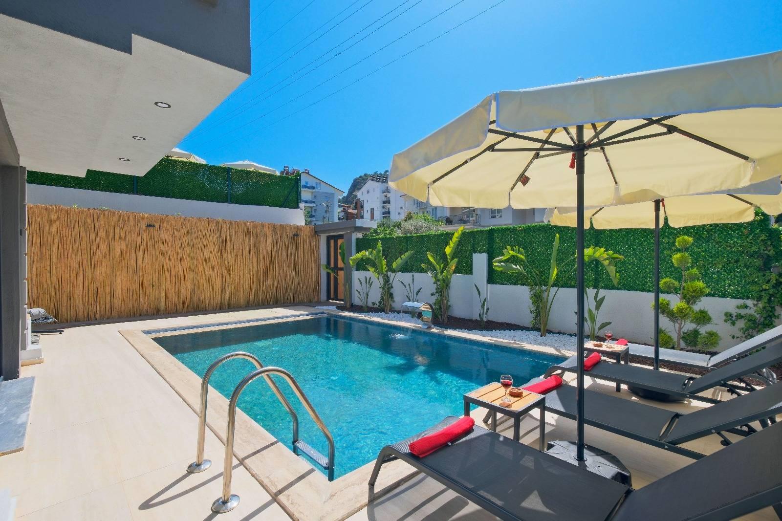 Fethiye Patlangıç'ta Doğayla Baş Başa, Özel Havuzlu, 3+1 Villa-42034