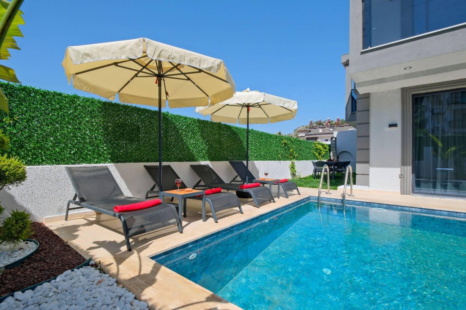 Fethiye Patlangıç'ta Doğayla Baş Başa, Özel Havuzlu, 3+1 Villa-42034