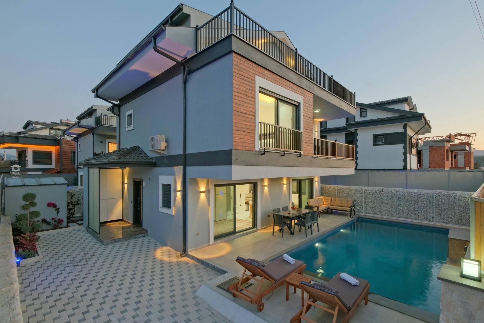 Muğla Seydikemer'de Nezih Konumda, Özel Havuzlu, Tatil Villası